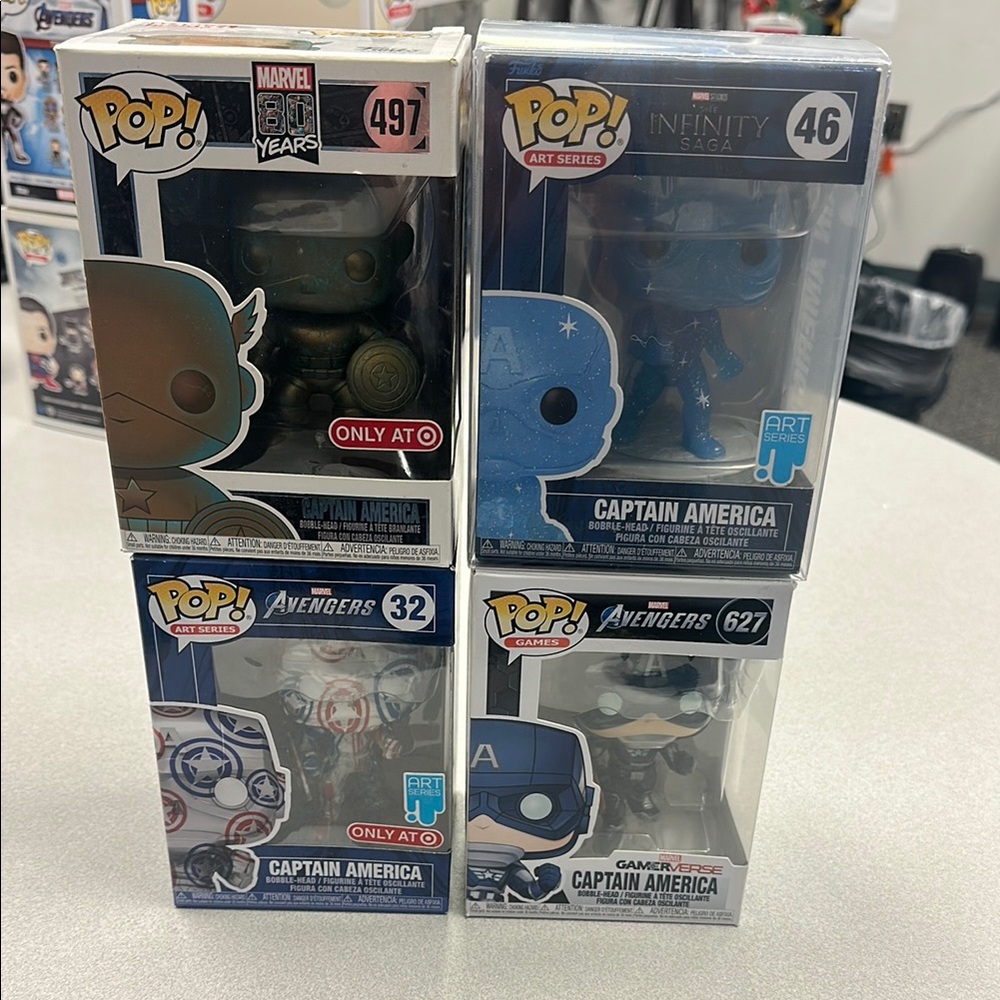 Funko Pop Captain America Collectible Figures